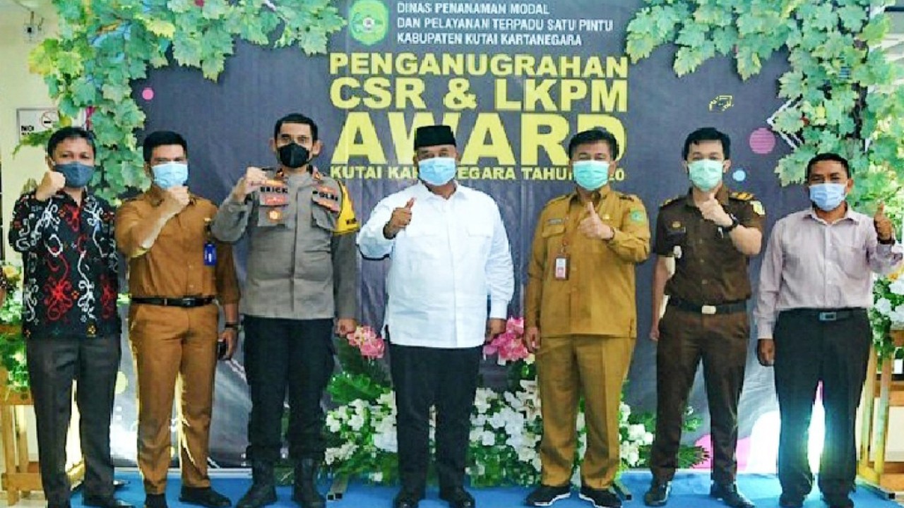 3 Kategori CSR LKPM Award 2020 yang Diterima Perusahaan di Kukar