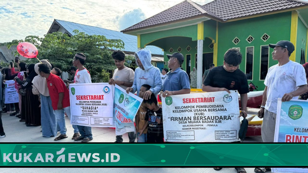 DKP Kukar Salurkan 391 Bantuan Perikanan untuk Poklasar dan Nelayan di Muara Badak