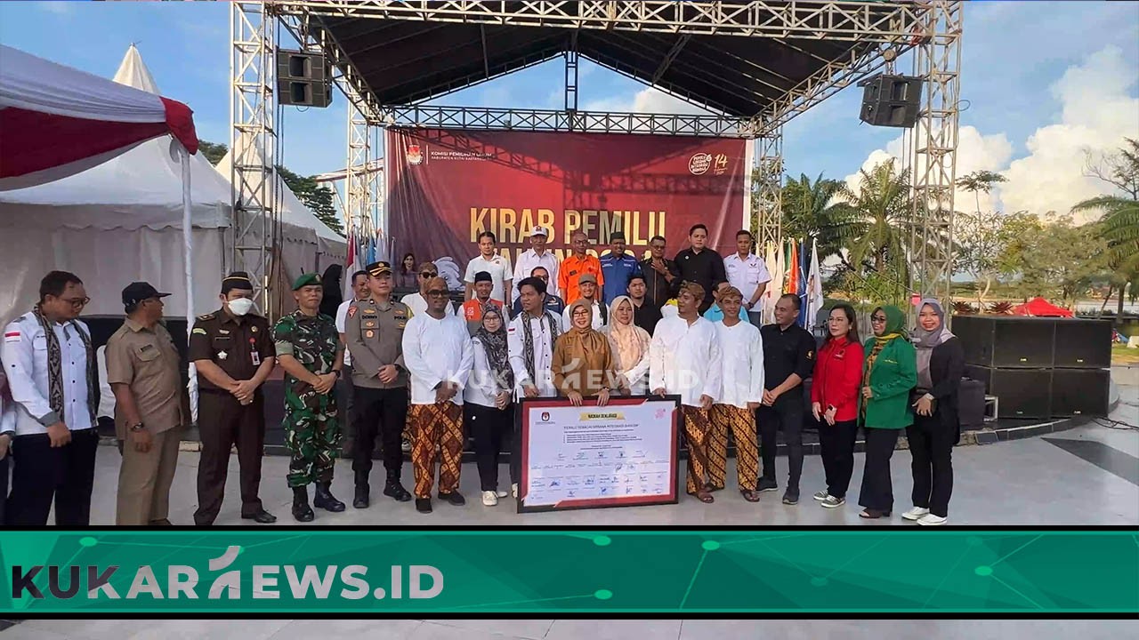 Kesbangpol Kukar Ikuti Kirab Pemilu 2024