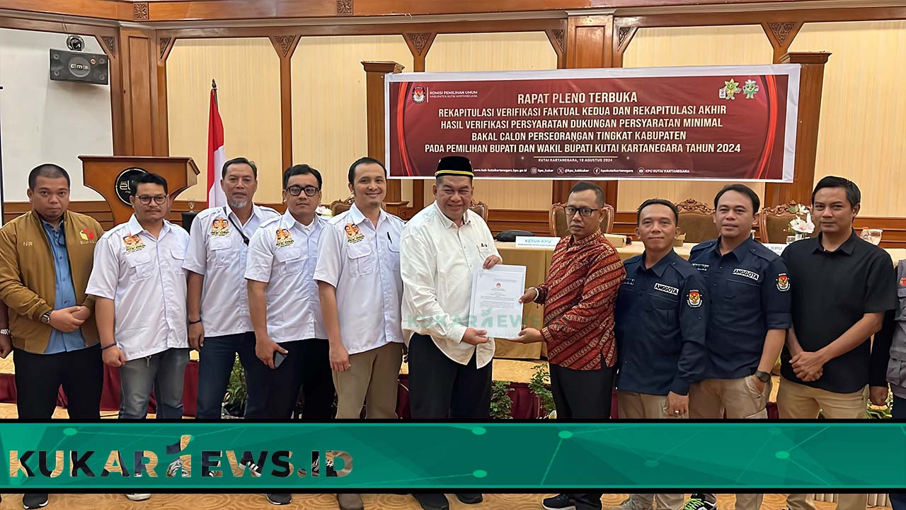 KPU Kukar Gelar Rapat Pleno Terbuka Hasil Verfak ke 2, Pasangan AYL-AZA Lolos