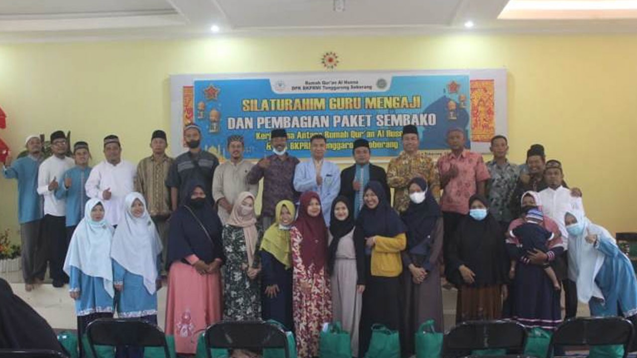 BKPRMI – Rumah Quran Al Husna Berbagi Bersama Guru Mengaji