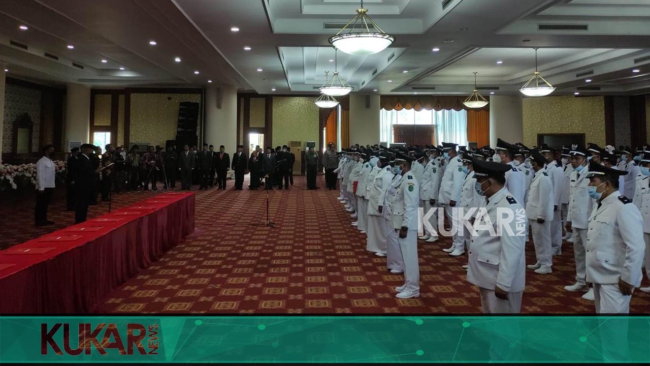 Bupati Edi Damansyah Lantik 86 Kepala Desa di Kukar
