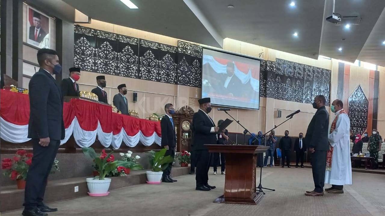 DPRD Kukar Lantik Yohanes Gantikan Almarhum Supriyadi