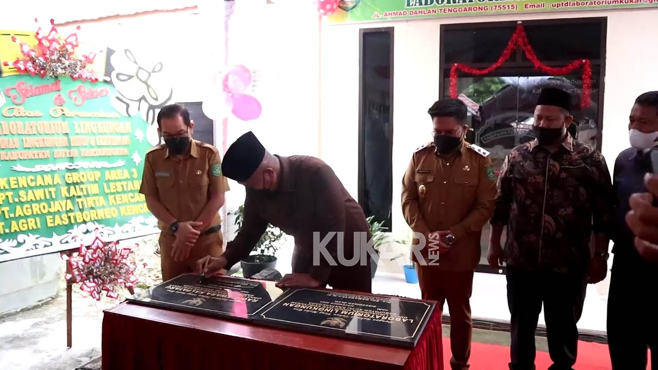 Edi Damansyah Resmikan Laboratorium Lingkungan