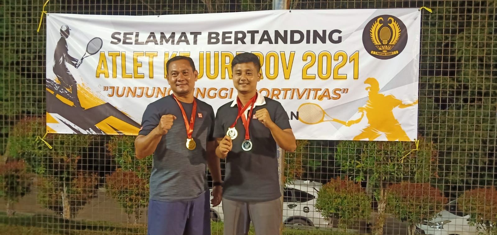 Perwakilan Lapas Tenggarong Raih Medali Emas di Kejurda Tenis