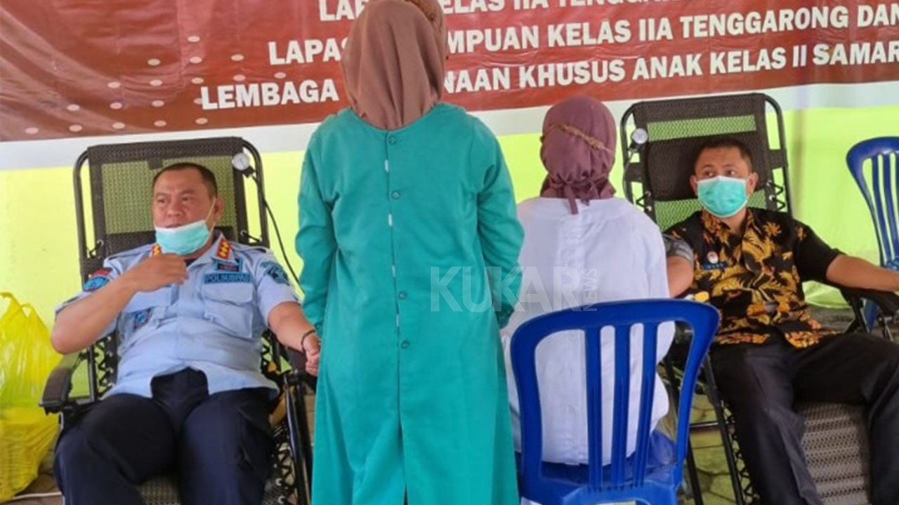 Lapas Tenggarong Gelar Donor Darah