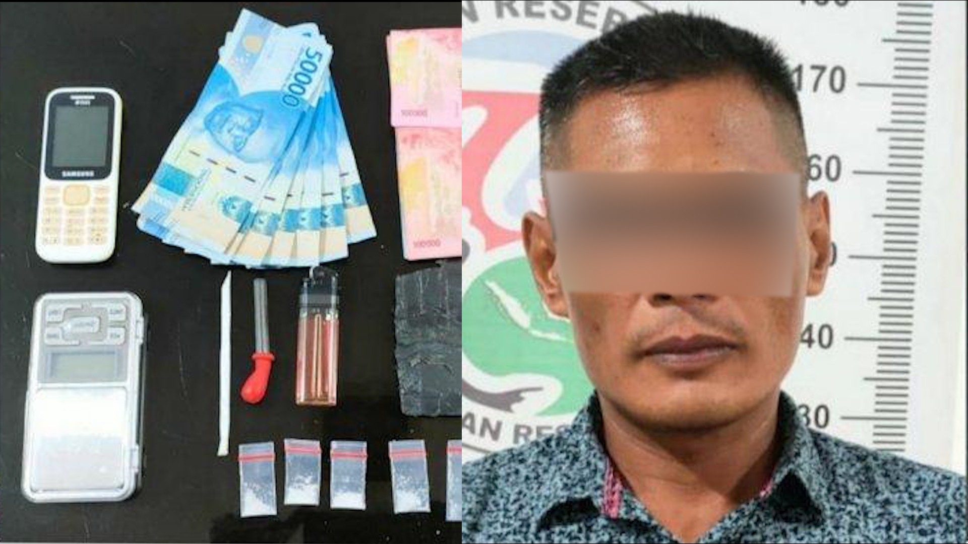 Miliki 5 Poket Sabu, Seorang Pria Ditangkap