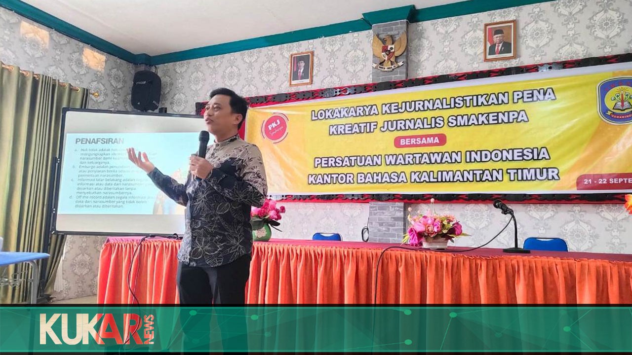 PKJ SMK 4 Samarinda Gelar Lokakarya Kejurnalistikan