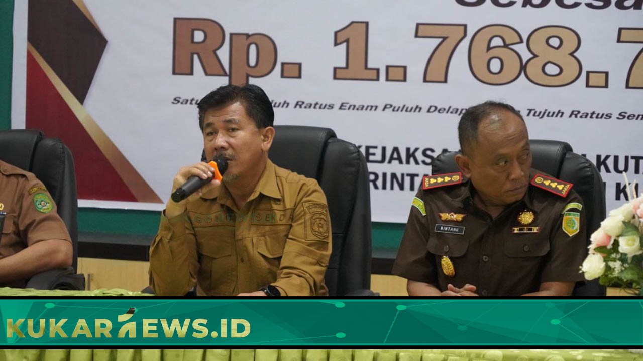 Pemkab Kukar Terima Rp 1,7 Miliar Hasil Penyelamatan Kas Daerah