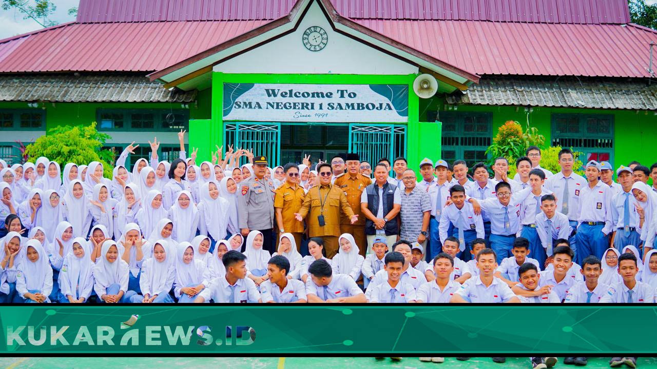 Wabup Rendi Solihin Dukung Kreativitas Anak Muda, Pelajar di Samboja Terima Set Alat Musik