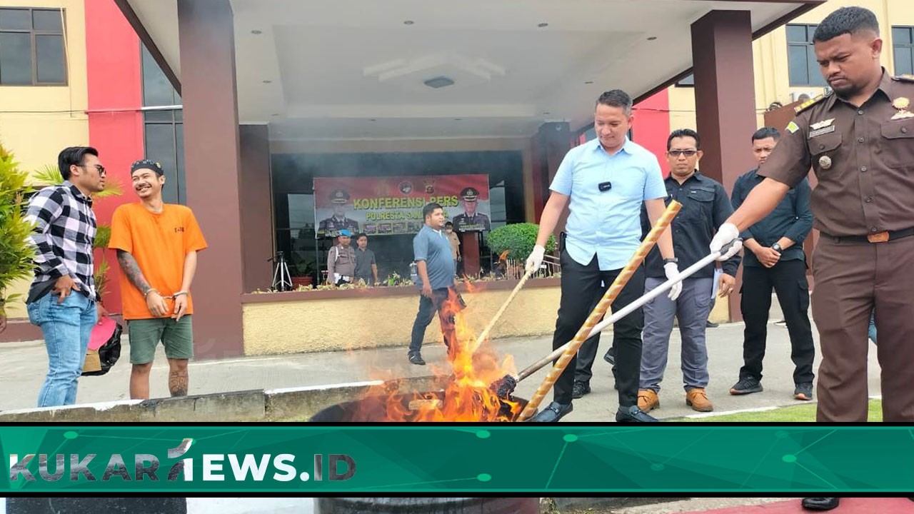 Tim Hyena Musnahkan Tiga Kilogram Narkoba