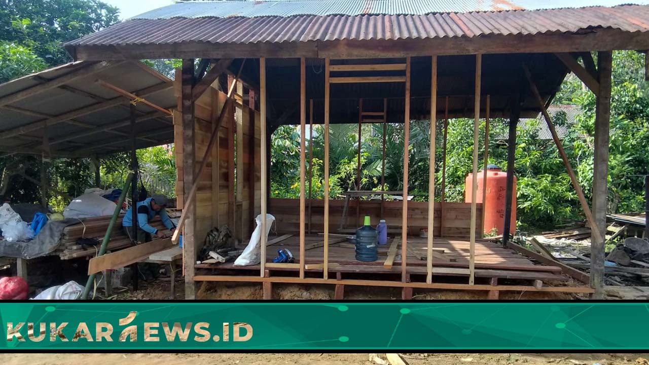 Warga Dusun Rapak Rejo Terima Program RTLH TMMD 122 Kukar