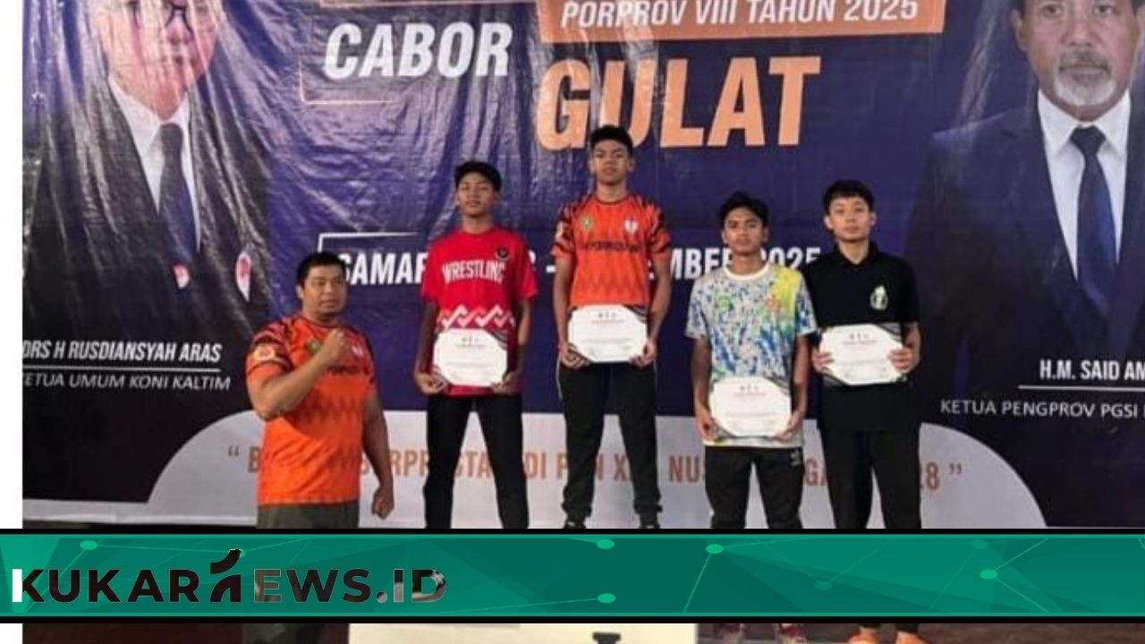 BK Porprov 2025 Cabor Gulat, Kontingen Kutim Sumbang Empat Emas