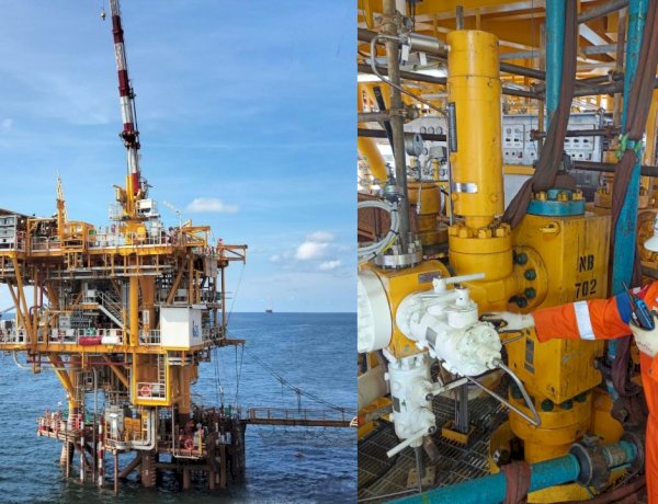 PT Pertamina Hulu Mahakam Berhasil Onstream Platform Ketiga Proyek Sisi Nubi AOI dan Catatkan Produksi Gas 20 MMSCFD