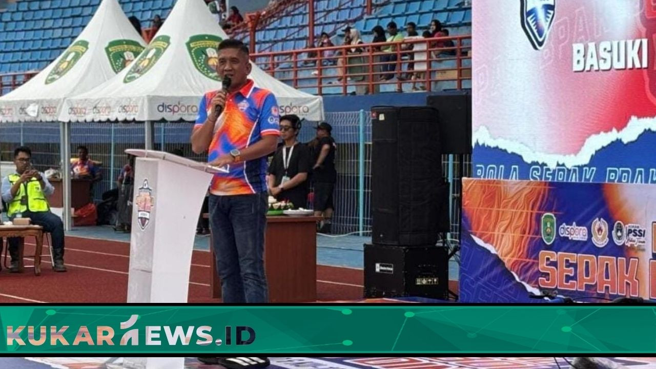 Buka Kejuaraan Sepak Bola Usia Dini, Kadispora Kutim Harap Muncul Talenta Baru